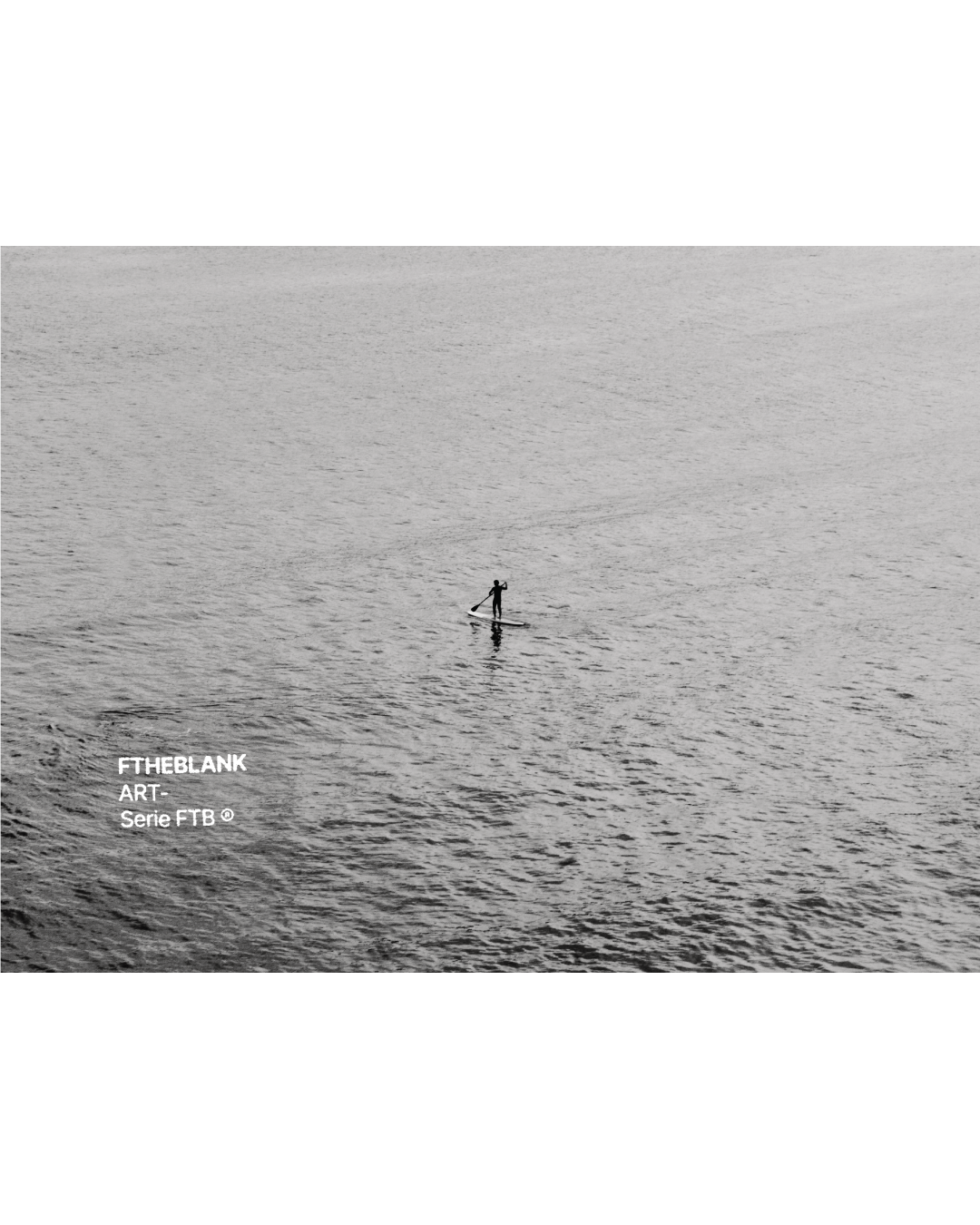 Lámina de Arte "SURF" - Serie FTB, Ilustración de Tinta Estilo Minimalista y Urbano