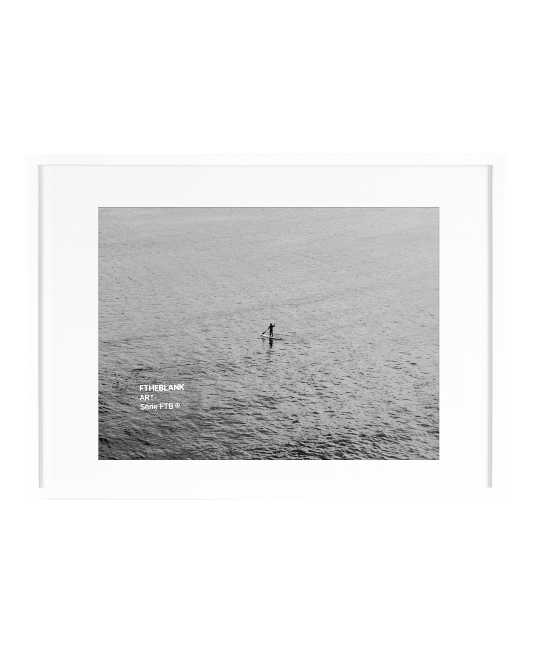 Lámina de Arte "SURF" - Serie FTB, Ilustración de Tinta Estilo Minimalista y Urbano