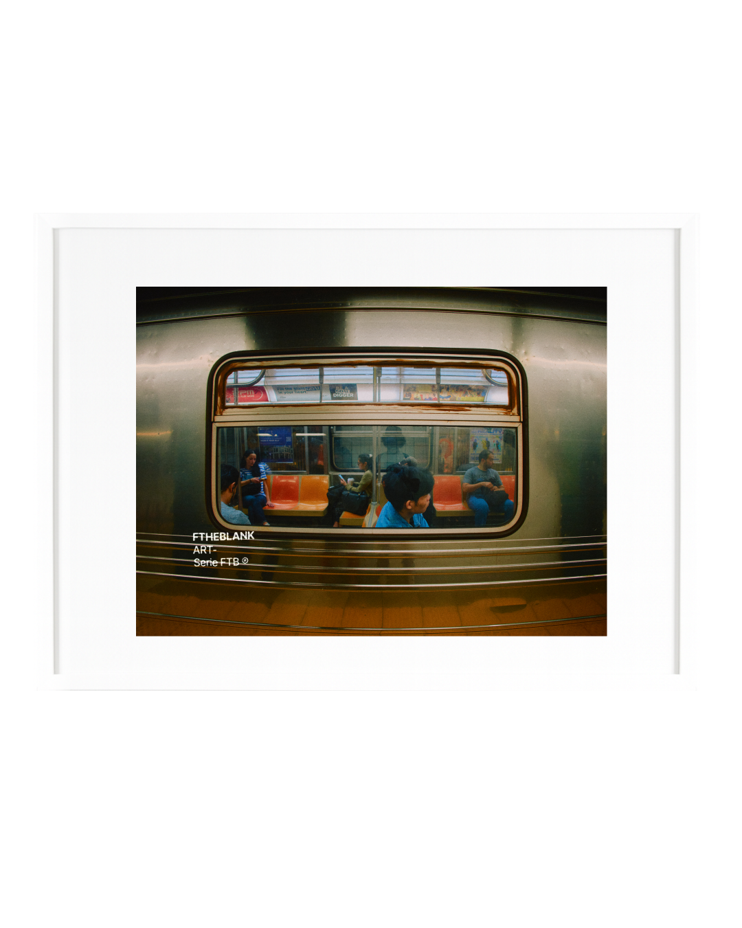 Lámina de Arte "NEW YORK" - Serie FTB, Ilustración de Tinta Estilo Minimalista y Urbano