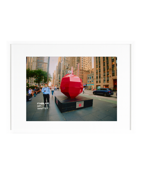 Lámina de Arte "NEW YORK" - Serie FTB, Ilustración de Tinta Estilo Minimalista y Urbano